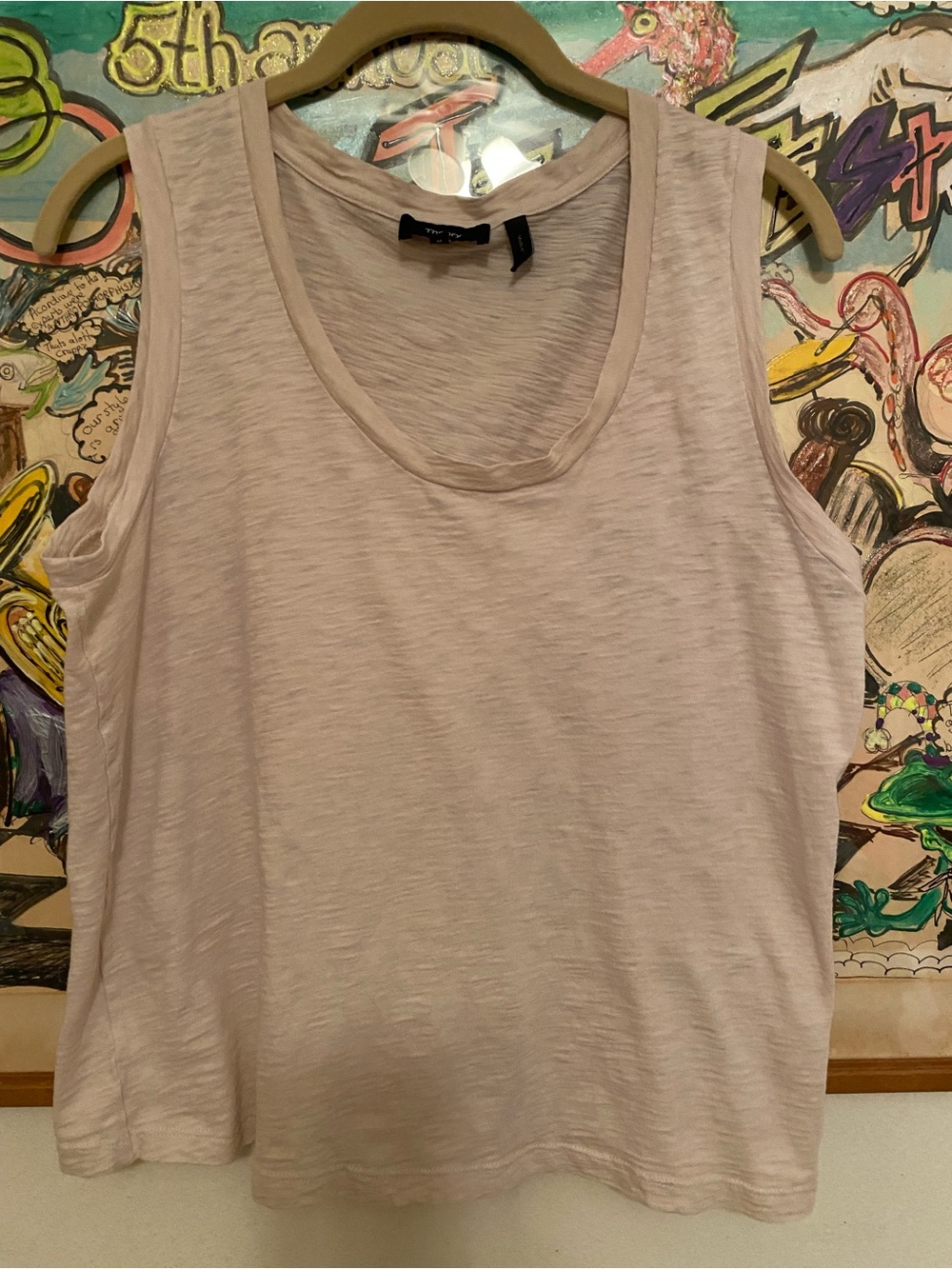 COPY - Theory light Beige Tank Top Medium M